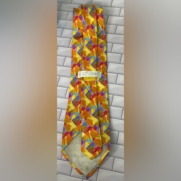 Andre’ Claude Canova GEORGES DUBOEUF Mens Neck Tie One Size Silk Made In France - Picture 5 of 7